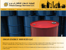 Tablet Screenshot of omanenergyservices.com